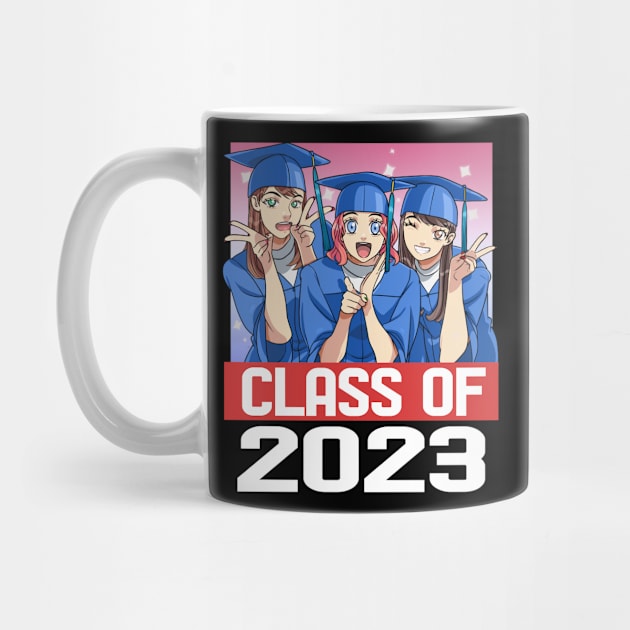 Class Of 2023 Seniors Graduation Grad Student Anime Girls by Noseking